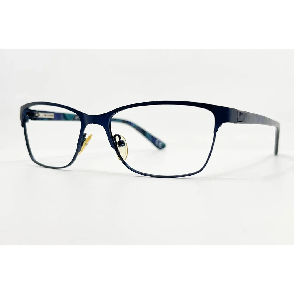 Sofia Vergara Eyeglasses Womens Navy Blue Arminda Marble Frame 52-16-135